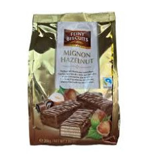 Вафлі з лісовим горіхом Feiny biscuits 200g