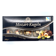Конфеты Mozart Kugeln Lambertz 200g (в чёрном шоколаде)