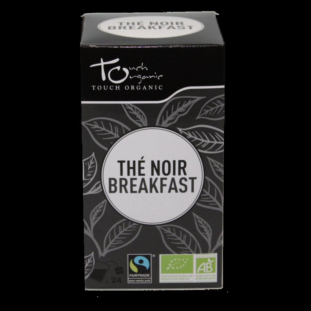 Чай черный Breakfast Tea 48г (24*2г) ферментированный в пакетиках органический TOUCH ORGANIC Китай