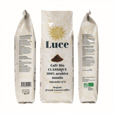 Кофе молотый классический 100% АРАБИКА 250г, органический Luce Италия