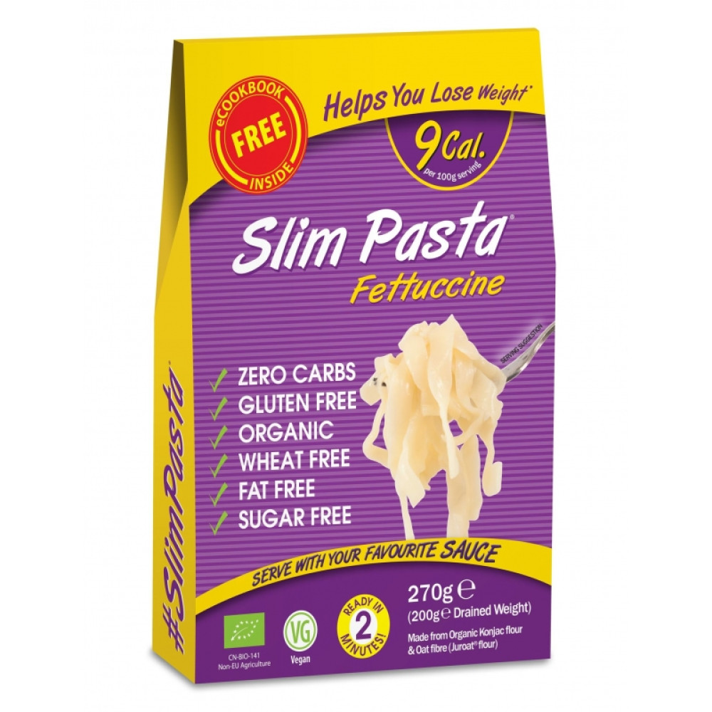 Макаронные изделия Феттуччине из муки коньяку Slim Pasta Fettuccine органические, 200 г