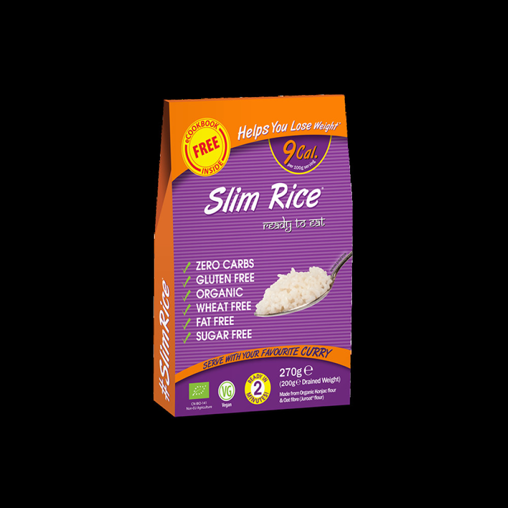 Макаронные изделия из муки коньяку в форме гранул Slim Rice органические, 200 г