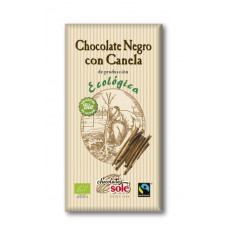 Шоколад чорний 56% з корицею Chocolates Solé органічний, 100 г