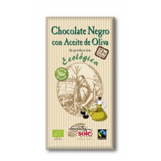 Шоколад чорний 73% з оливковою олією Chocolates Solé органічний, 100 г