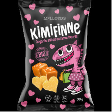 Снек кукурузный с соленой карамелью 30г органический Kimifinne Словакия