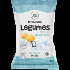 Снек протеиновый нут- морская соль 35г органический Legumes Словакия