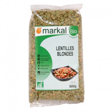 Чечевица жёлтая Markal органическая, 500 г