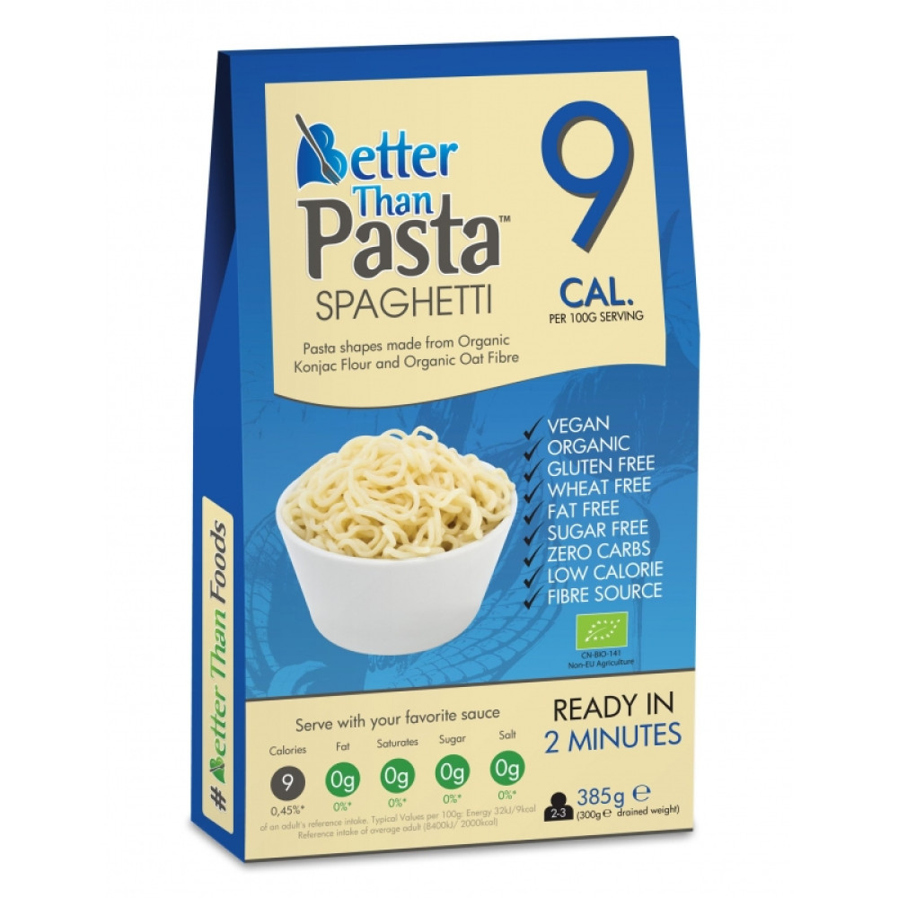 Спагетти из муки коньяку Better Than Pasta органические, 385 г